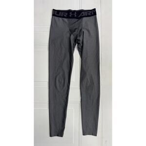 Under Armour Gray Leggings Mens Medium HeatGear Compression Athletic Pants